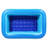 Plastic Rectangle Inflatable Pool 19.69'' H x 39.37'' W x 56.3'' L