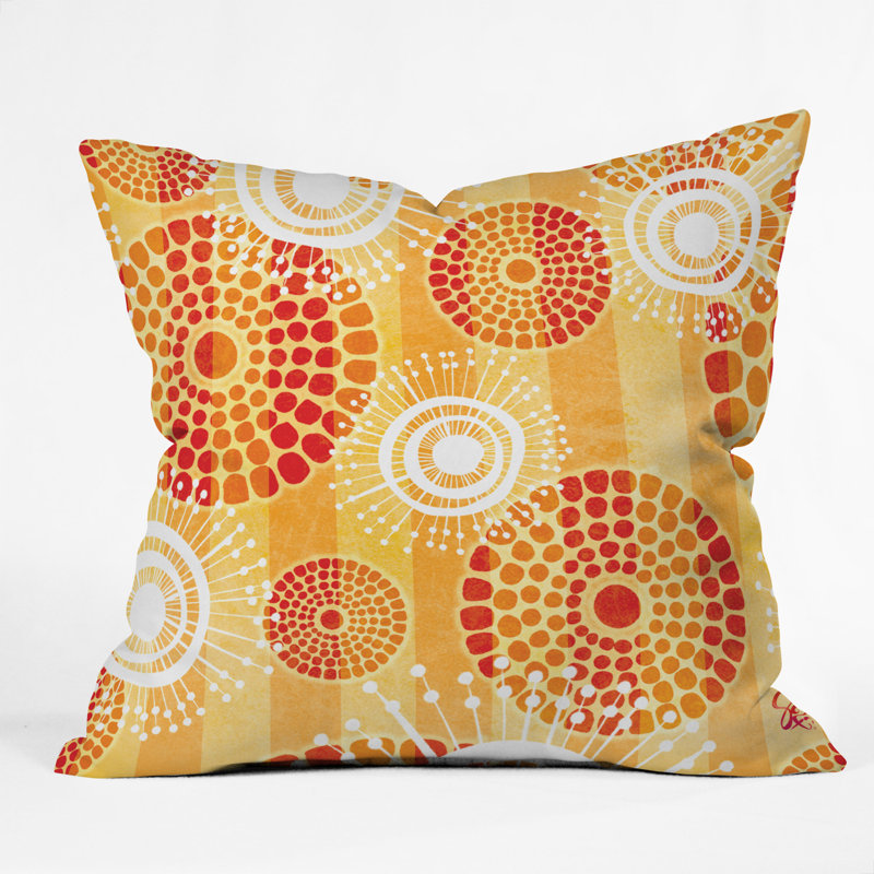Design Festive Batik Throw Pillow, 16" x 16"