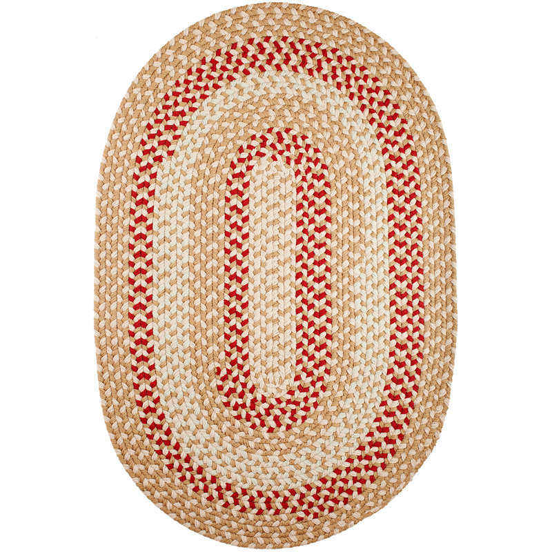 Charlise Synthetic Geometric Indoor / Outdoor Rug, Oval 10' x 13'