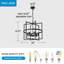 Luminaire suspendu de style lanterne réglable 6 lumières pour vestibule, vestibule, vestibule-418579167