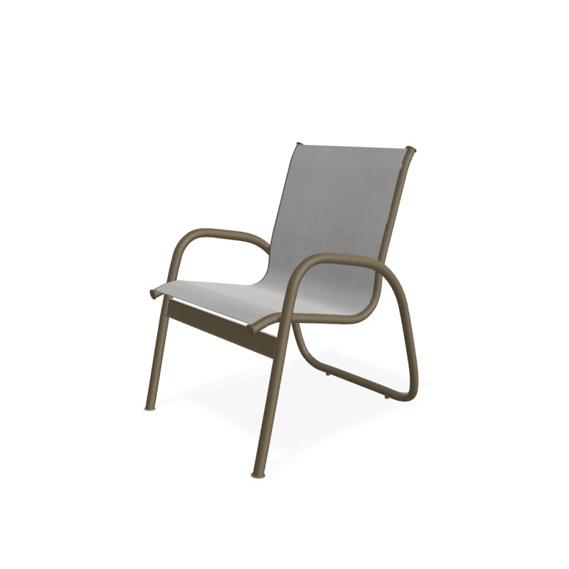 Fauteuil de patio Gardenella, Alliage Sunbrella®, Bois de plage texturé