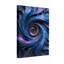 Motif spirale abstraite bleue et mauve tendance-62009128