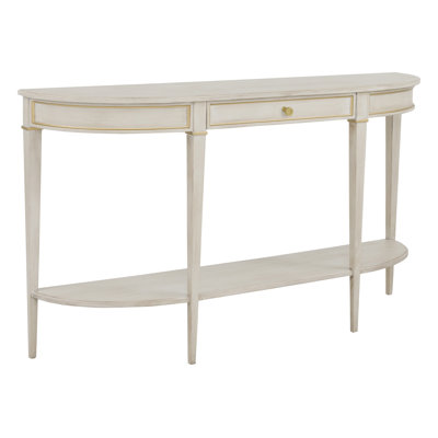 Linea One Drawer Console in Champagne Mist