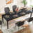 78'' Large Rectangular Dining Table for 6-8 – Black-552976156