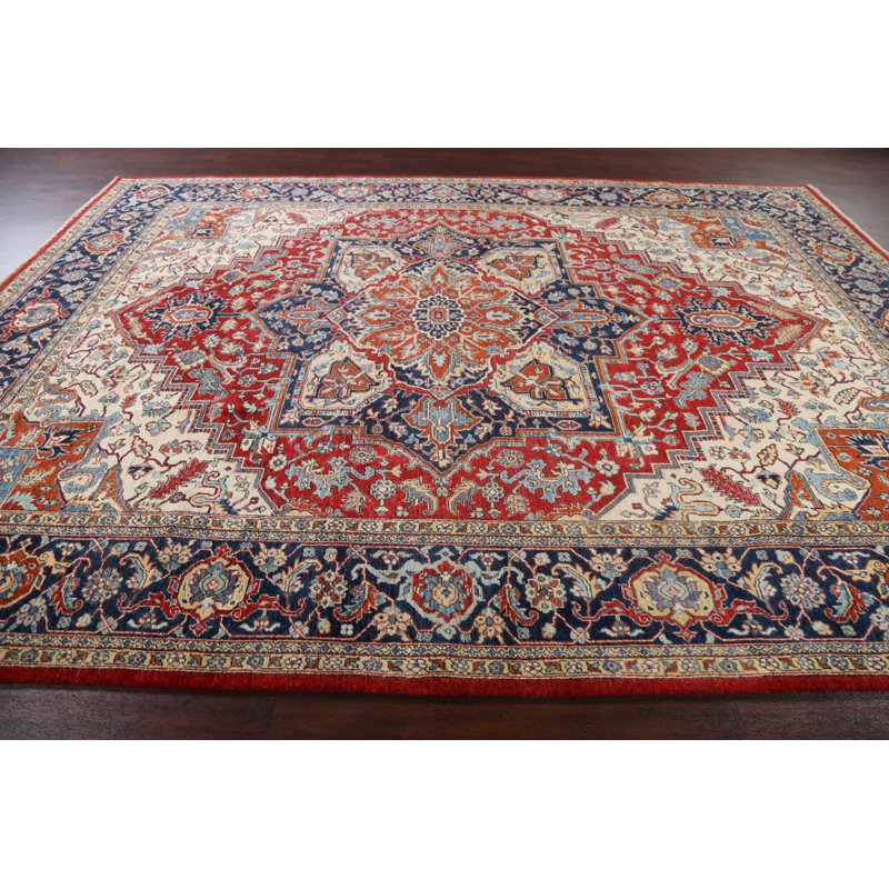 One-of-a-Kind 9'11" X 13'7" Wool Area Rug in Red