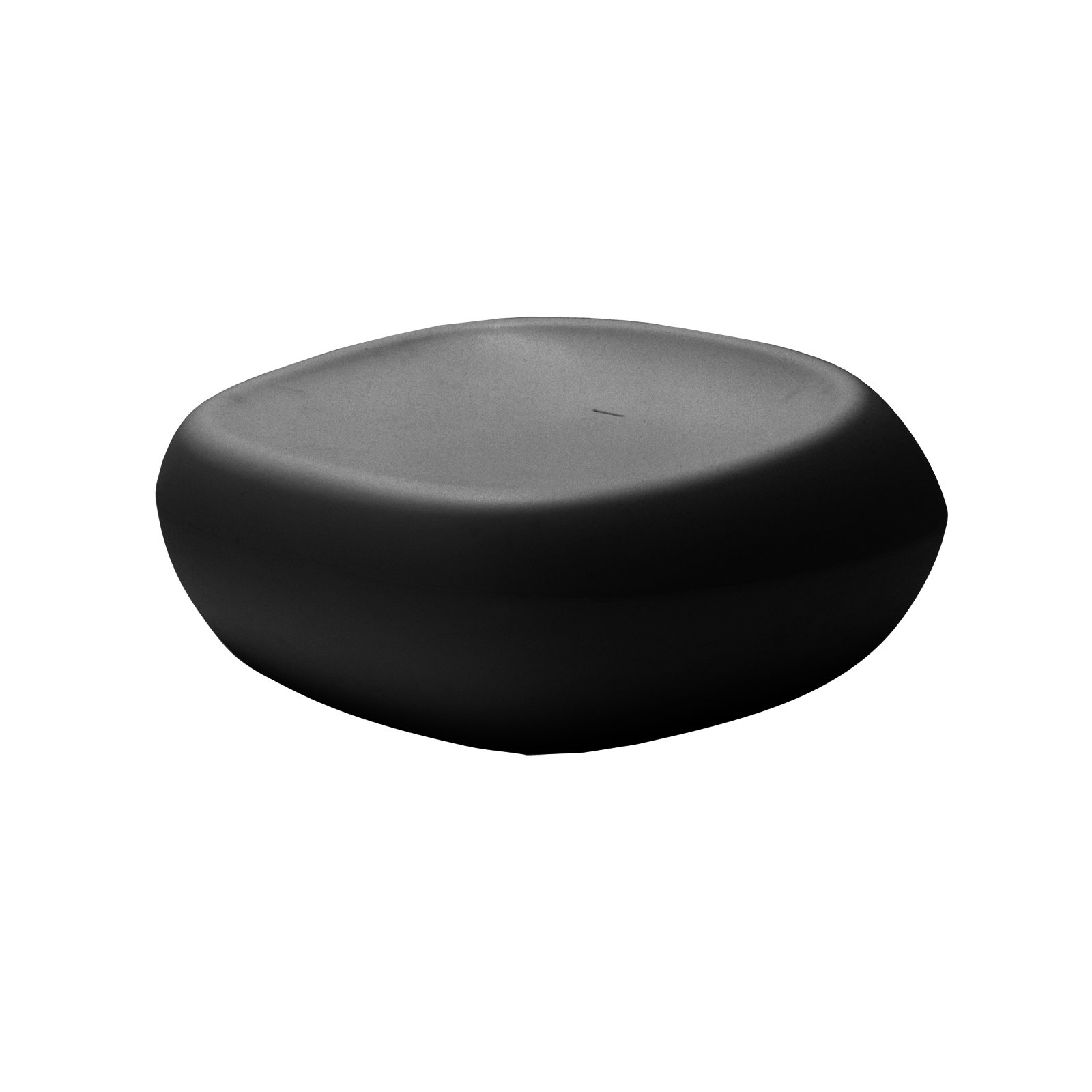 Noma Outdoor Ottoman, Black