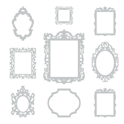 Abstract Non-Wall Damaging Wall Decal