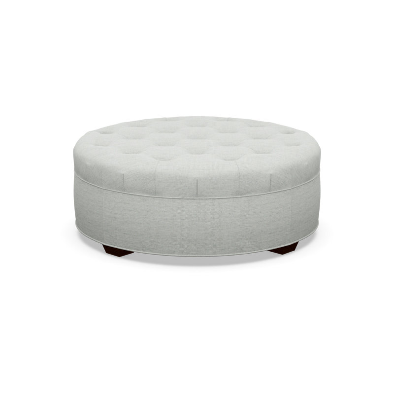 Round Ottoman, 9637-49, Walnut