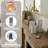 3 Set of Metallic Finish Flameless LED Candles with Remote-818402175