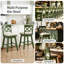 Tabouret de bar en bois massif Modern Farmhouse-1356897031-1356897052