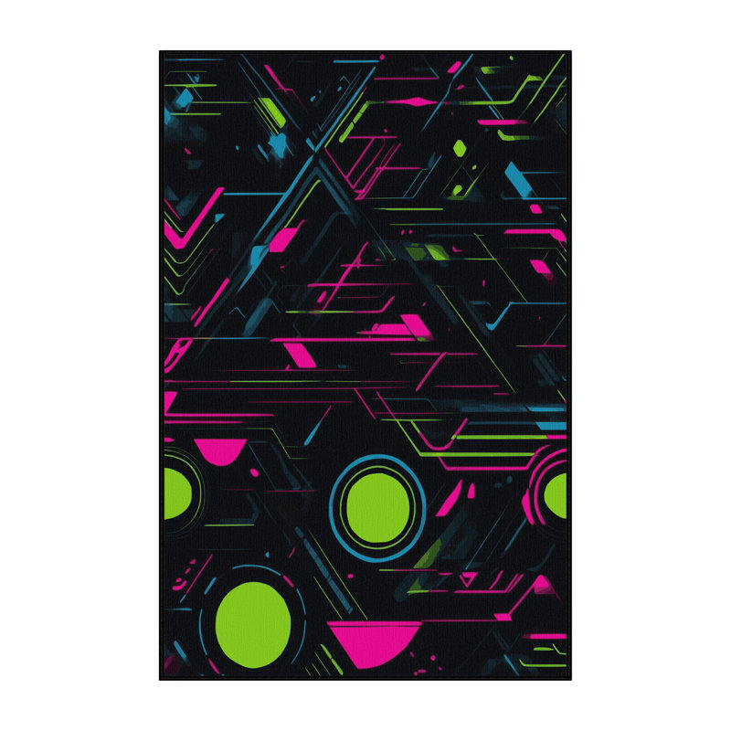 Plasma Focus Rug, Rectangle 6' x 9'