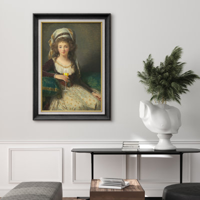 " Woman With Champagne Glass " on