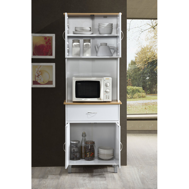 Humphreys 68.3'' Kitchen Pantry, Cherry