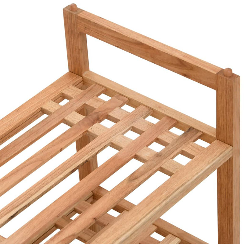 8 Pair Solid Wood Shoe Rack