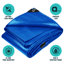 Bâche en polyéthylène robuste de 16 mil, imperméable et résistante aux rayons UV-100541269-67632821