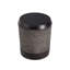 Table de bout cylindrique rétro pour décoration de maison et de patio avec garniture rétro