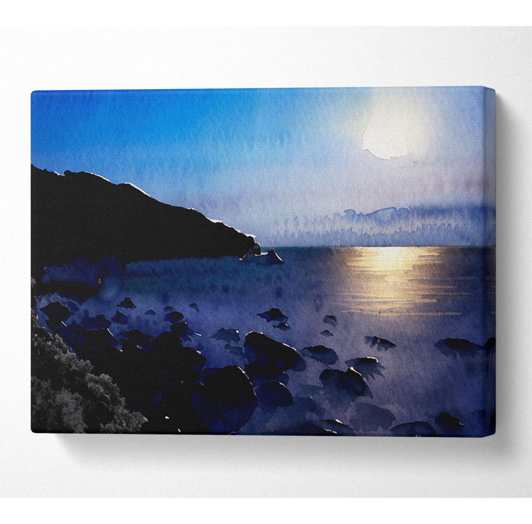 Mist of the Ocean Rocks at Daybreak - Kunstdrucke auf Leinwand - Wrapped Canvas