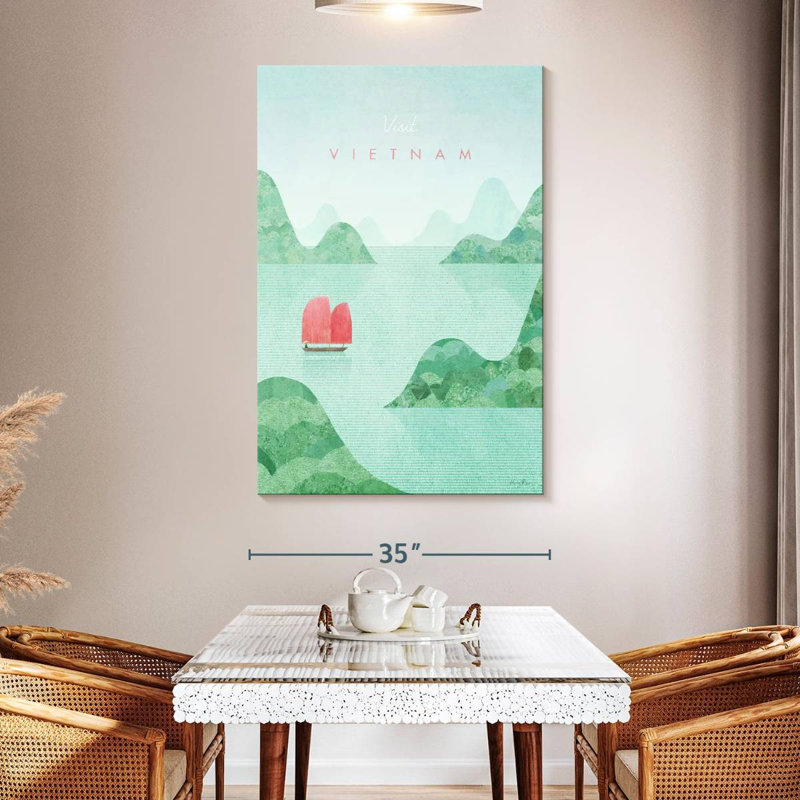 Affiche de voyage Aime Vietnam, H 51 po x l 34 po
