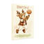 Animaux, mignon, cerf, joueur de basket-ball, Swish, action