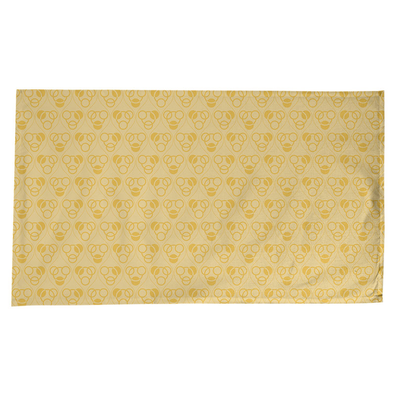 Nappe classiques des cercles et des vagues, Jaune