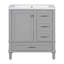 Ensemble de meuble-lavabo simple 18 po avec plateau élisajane-699960518