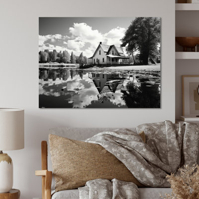 Farmhouse Rural Reflections - Landscapes Metal Wall Decor