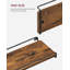 1.2cm H x 40cm W Steel Corner Bookcase-239837003