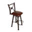 Maegan Swivel Yes Stool with Metal Frame-2050232227-2050232228