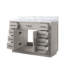 Meuble-lavabo simple en chêne 48 po X P 22 po D, avec plateau en marbre de Carrare-1509896291-1509897118