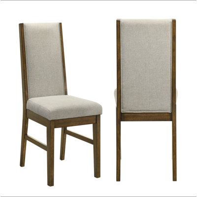 Mobilier de salle à manger moderne en bois capitonné 2 pièces