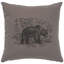 Coussin Wooded River Image - scène d'ours - albâtre de coton-985769972