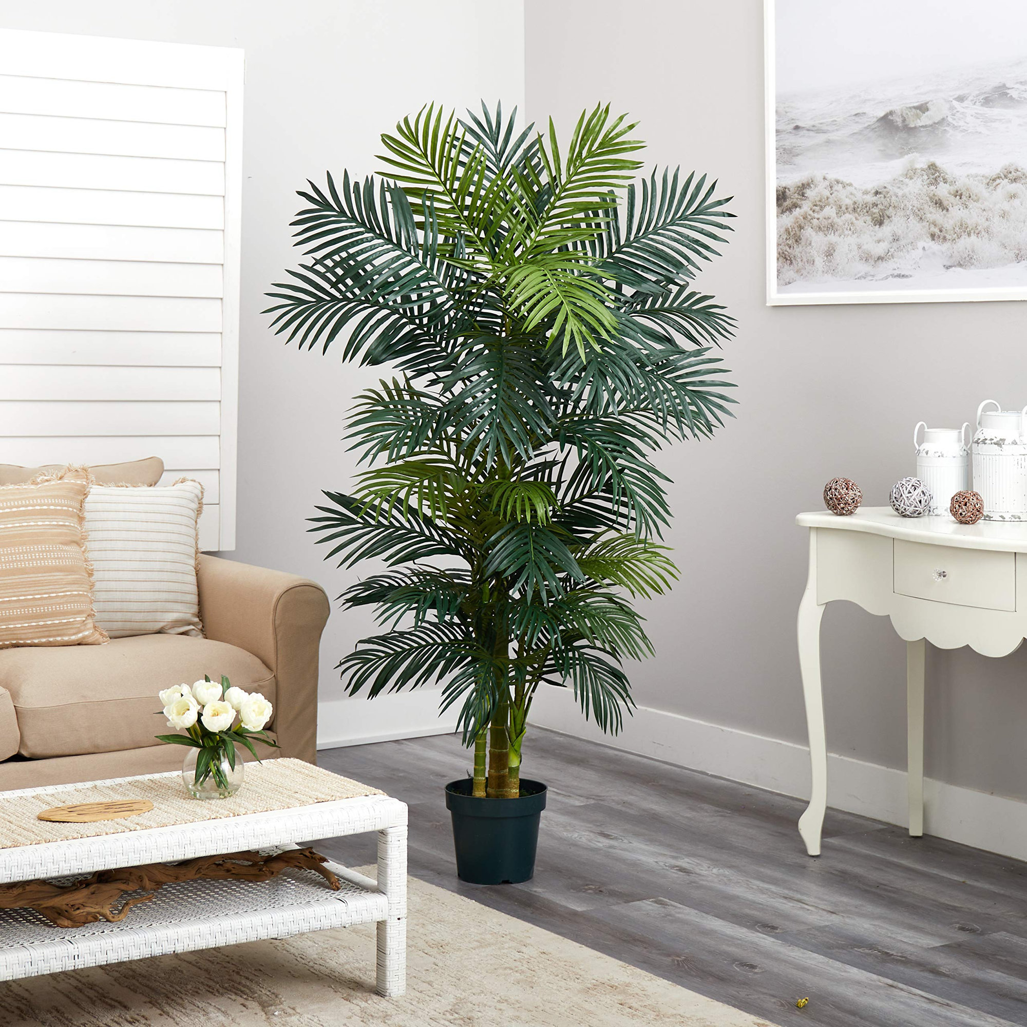 78'' Faux Palm Tree in Pot