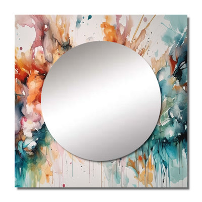 Erris - Abstract Square Mirror For Wall Art Decor
