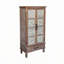 Grande armoire de rangement de 55,12 po - Buffet en bois rustique - Armoire polyvalente avec rangement pour la décoration et l'organisation chic avec deux portes et un tiroir