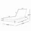 Chaise longue d'extérieur en bois d'acacia massif-272304452