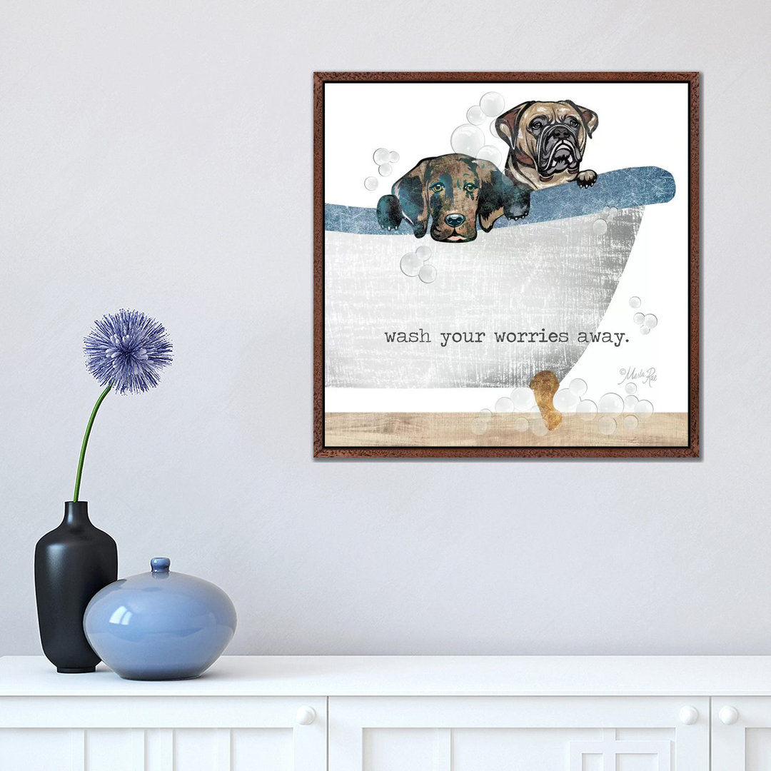 Wash Your Worries Away by Marla Rae - Print on Canvas
