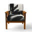 Chaise rembourrée Abstract Shapes-1910394832