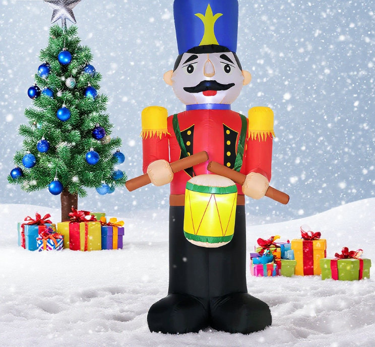 Décoration de Noël gonflable pour enfant 8 pi