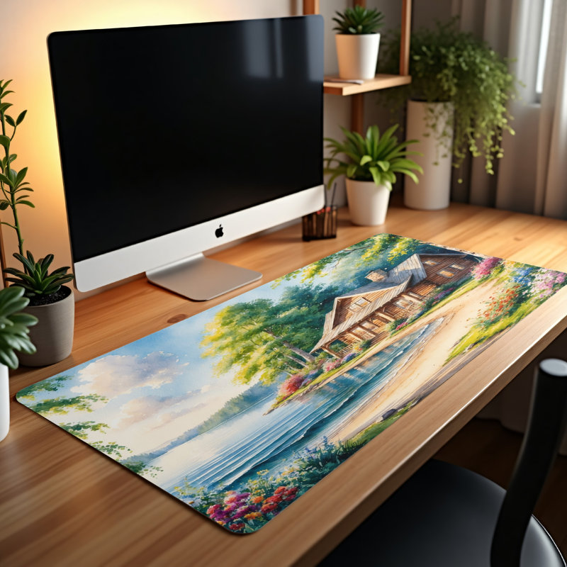 Polyester Desk Pad, 23.6x13.8