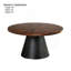 Table basse ronde contemporaine 1pc