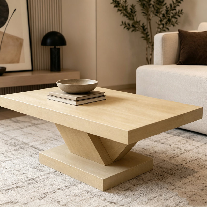 Table basse 47 "Modern, Imitative Oak