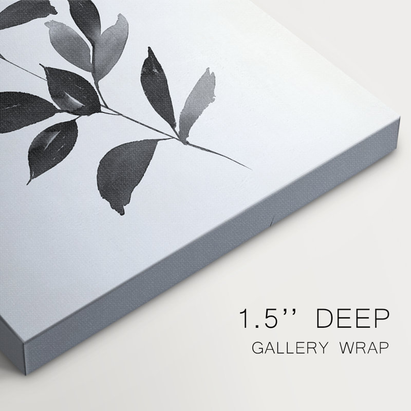 Multi Leaf Montage I -Gallery Wrapped Cavas, 18" H x 12" W