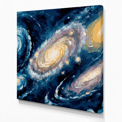 Art mural sur toile Space Stephans Quintet