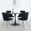 Ensemble de 4 chaises de salle à manger en velours-114326110-114326108