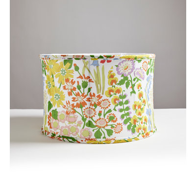 Nymph Floral Drum Lamp Shade