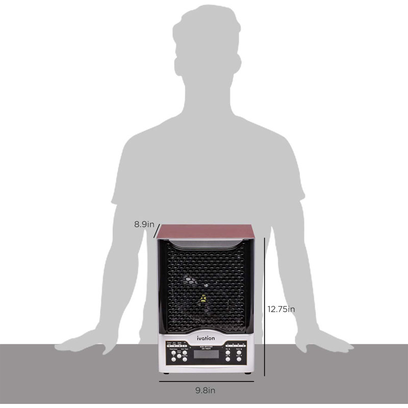 Ivation Console Air Purifier for 3700 Cubic Feet with Yes
