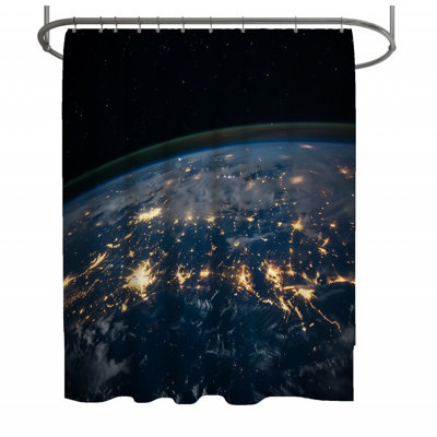 Rideau de douche Earth