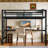 Metal Loft Bed With Power Outlet, USB Charging, And Customizable LED Lighting For Modern Living-1019277080