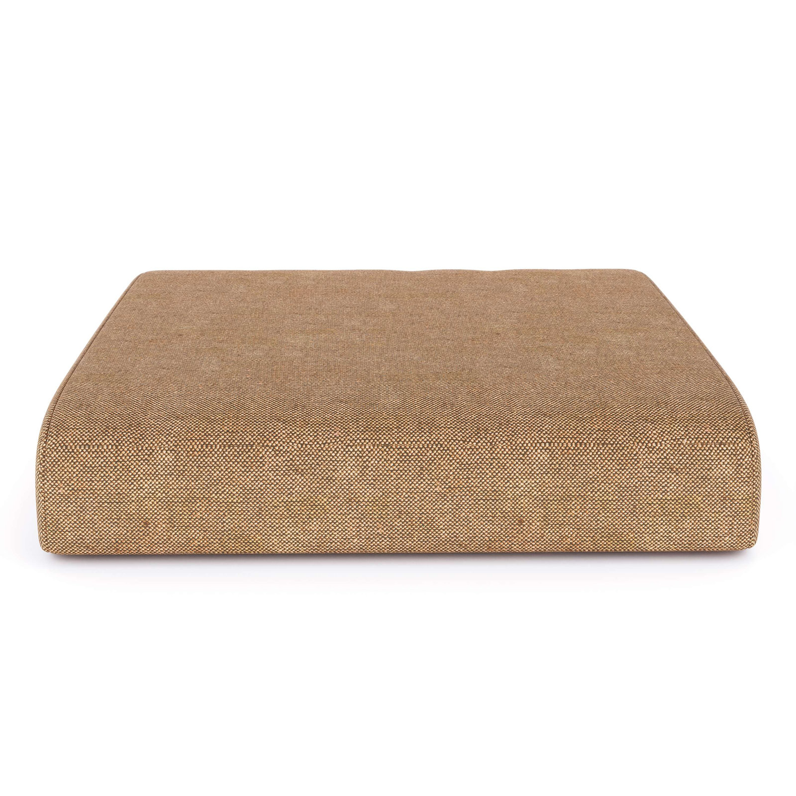 Sunbrella® Outdoor Ottoman Cushion, Sunbrella® Canvas Heather Beige, 4" H x 22" W x 20" D