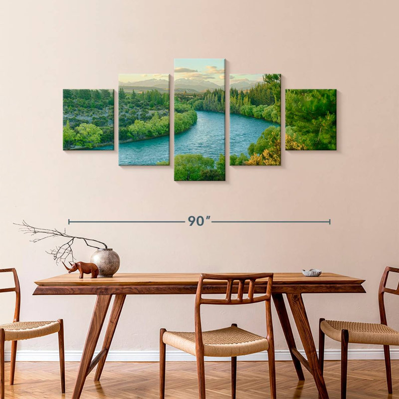 Enchanting Clutha River, 42" H x 92" W